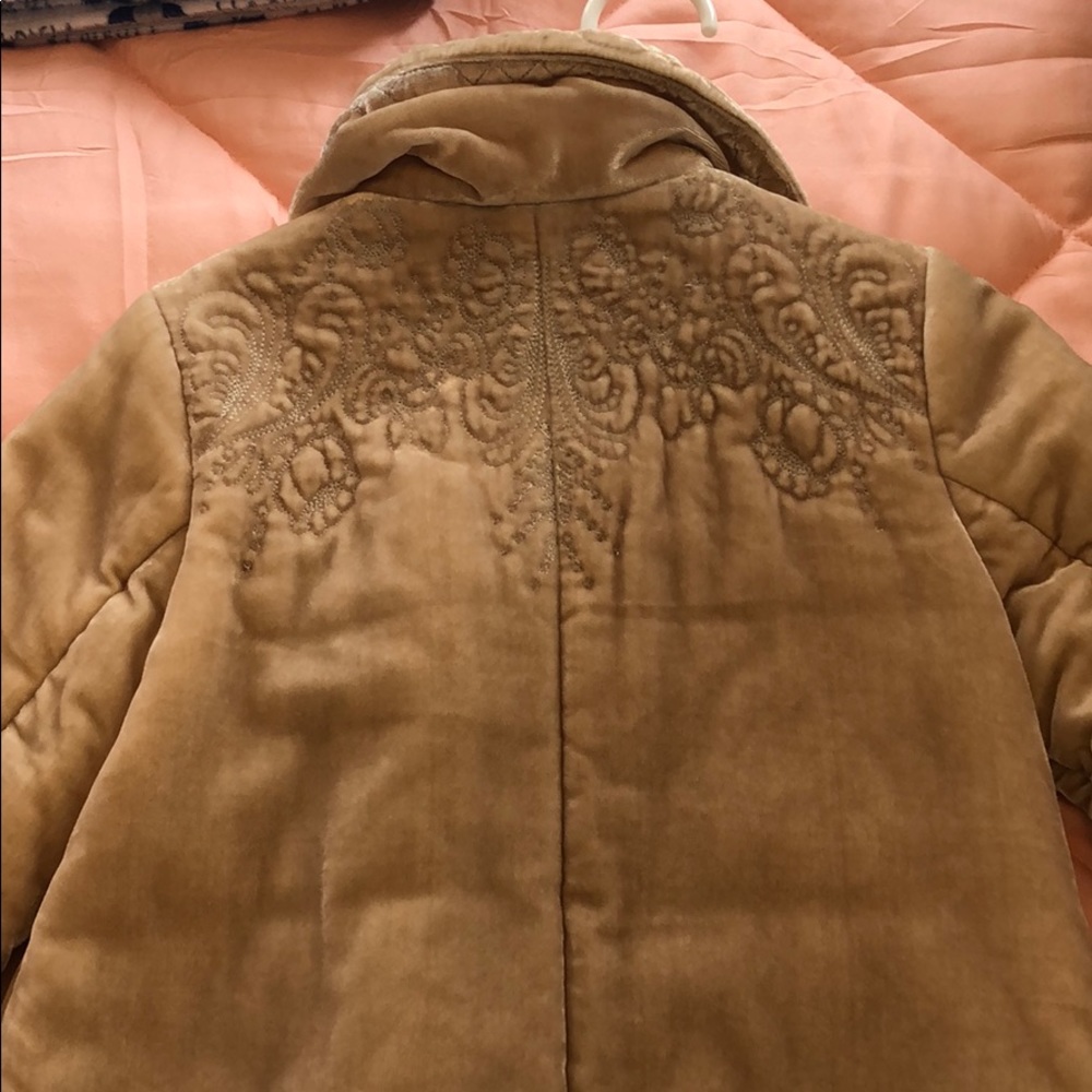 H&M Studio Fall Velvet Toddler Coat - Picture 3 of 3